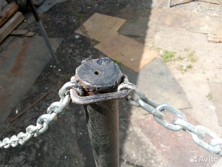 Ограждение из цепи