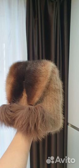 Шапка норковая женская