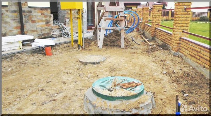 Установка септика. Рассрочка 12 мес