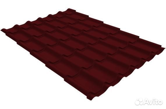 Металлочерепица Классик 0,4 RAL 3005 вишня