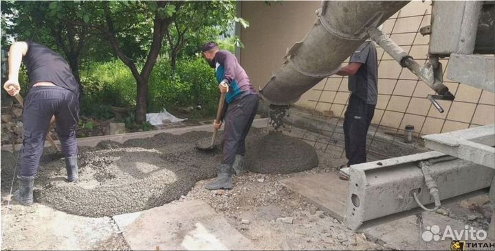 Доставка бетона миксером 3 куба