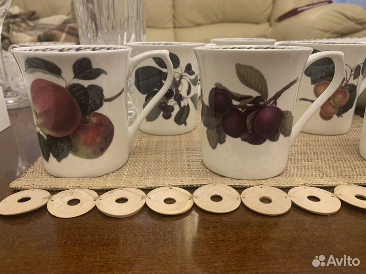 Бокалы фарфор Churchill Hookers Fruit Англия