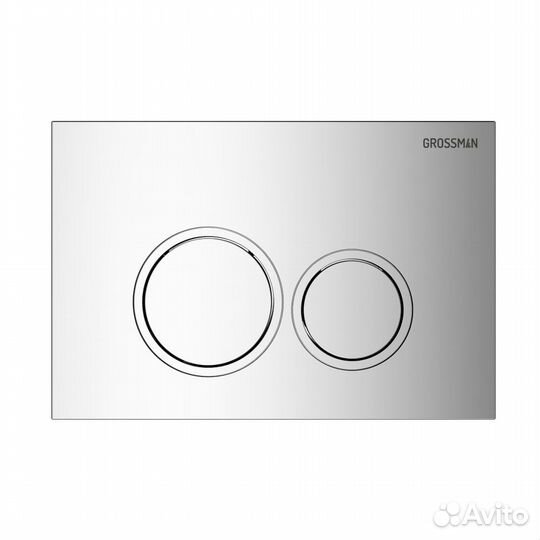 Инсталляция, клавиша хром глянец+унитаз GR-4441S