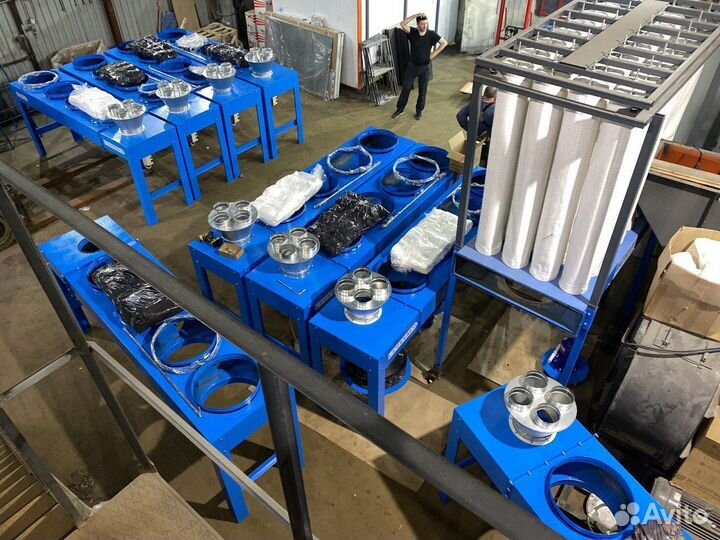 Стружкоотсосы увп мощностью 7000 м3/ от станрем