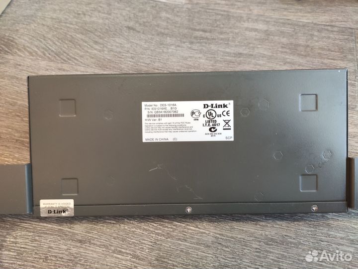 D-Link Коммутатор DES-1016A