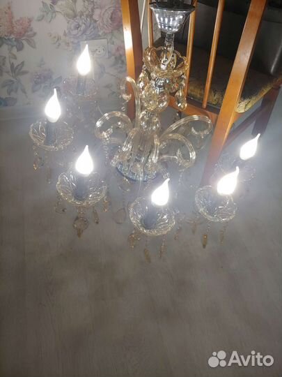 Люстра хрустальная