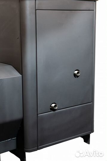 Печь Для Бани Мини удлиненная топка Варвара