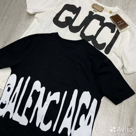 Футболка Balenciaga Gucci