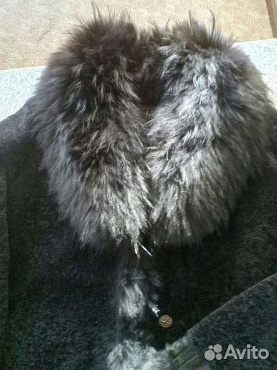 Полушубок натуральный авто-леди 48-52 размер