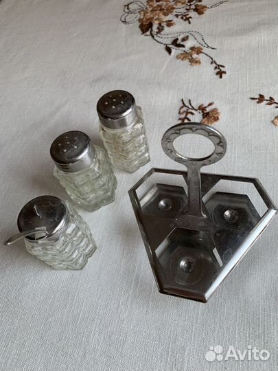Набор для специй, стекло, советской эпохи