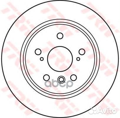 Тормозной диск DF7209 TRW