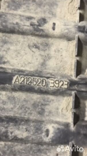 Защита бампера E200 w212 2015