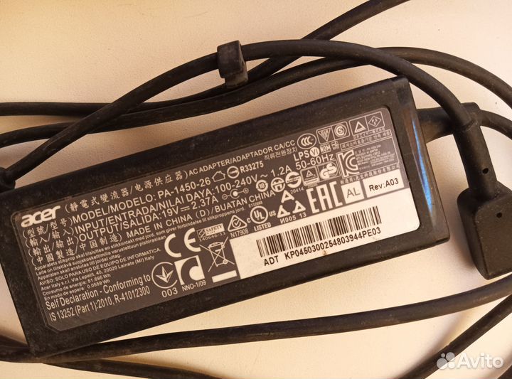 Блок питания Acer 19v