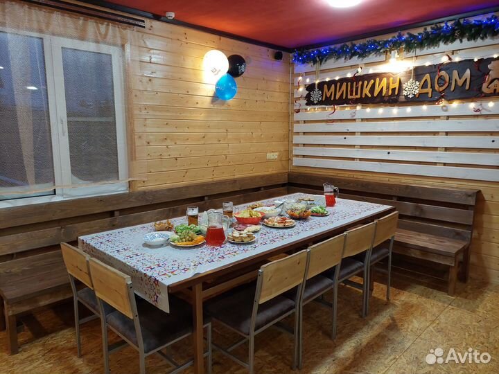 Гостевой дом с баней на дровах