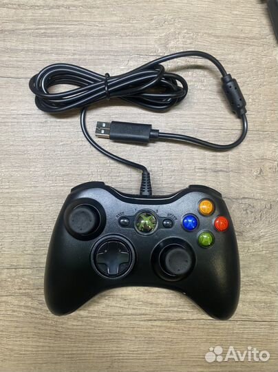 Геймпад xbox 360 проводной джойстик