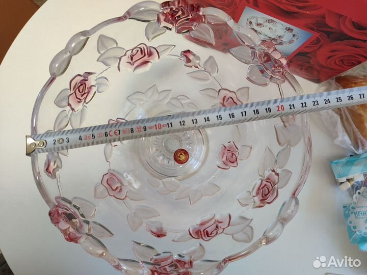 Новая салатница, фруктовница, Германия,walter-glas