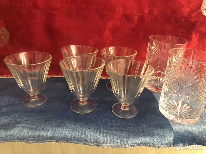 Фужеры и рюмка