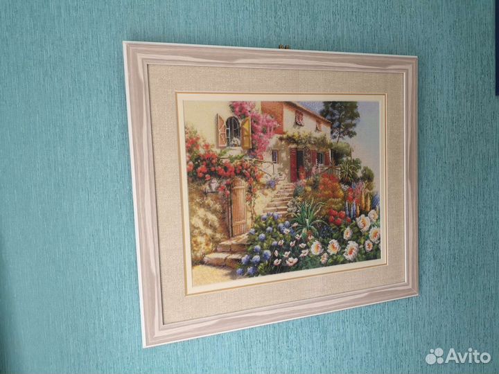 Картина вышитая крестом