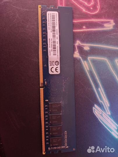 Оперативная память ddr4 8gb 3200