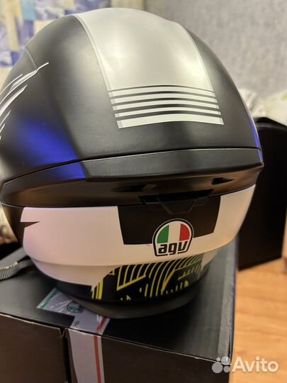 Шлем интеграл AGV K-5 S MAX vision darkstorm L