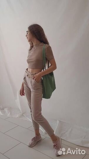 Топ женский бежевый
