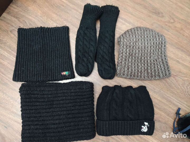 Шапка, варежки, хомут