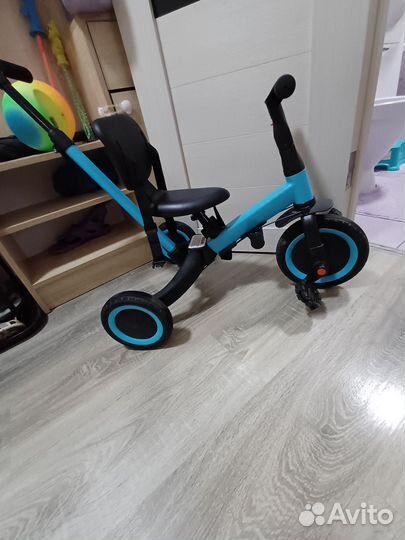 Детский велосипед транформер с ручкой