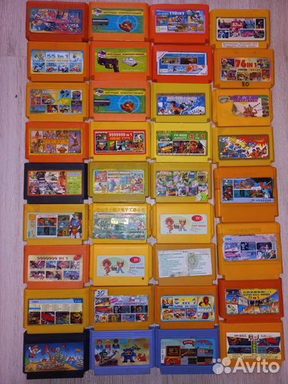 Картриджи платки кассеты денди