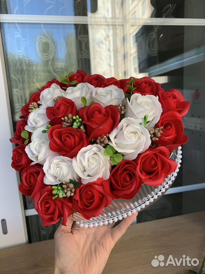 Букет цветов из мыла Цветы из мыла