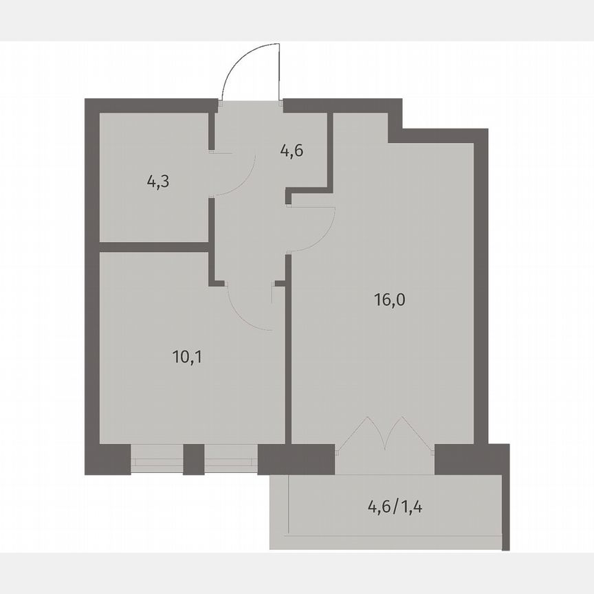 1-к. квартира, 36,3 м², 9/11 эт.
