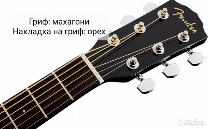 Электроакустика fender CC-60SCE BLK WN
