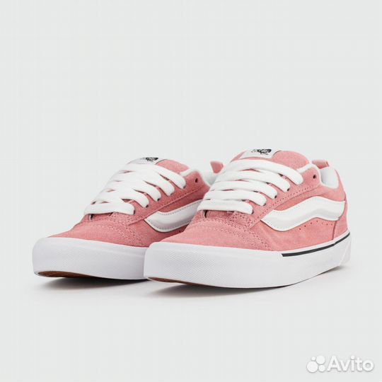 Кеды Vans Knu Skool Pink / White Wmns (арт. 25561)