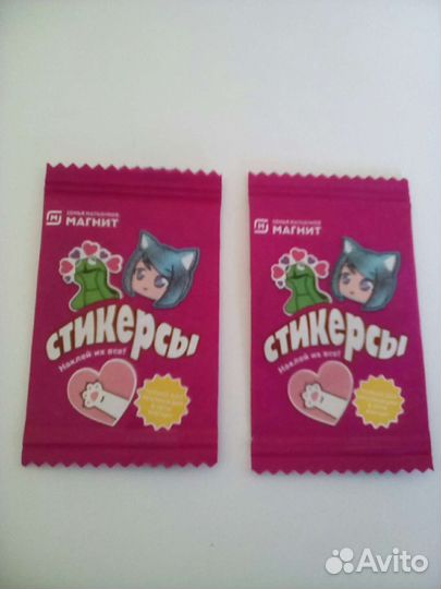 Стикерсы магнит Новые в упаковке