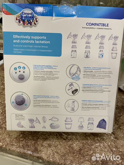 Молокоотсос электрический canpol babies