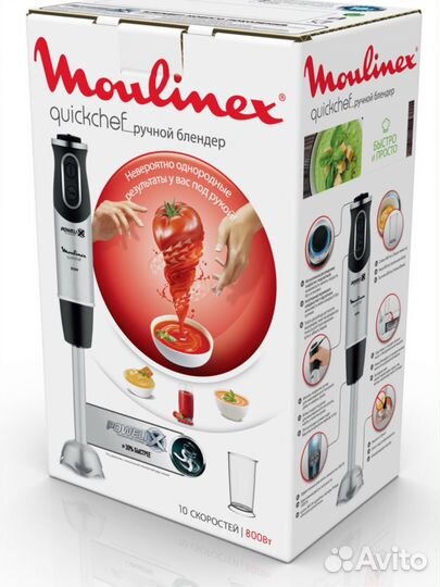 Погружной блендер Moulinex Quickchef DD650832