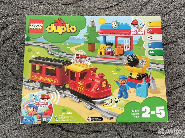 Lego duplo поезд 10874