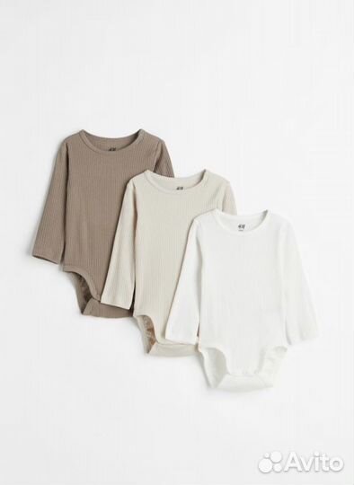 Новые боди H&M комплект 92