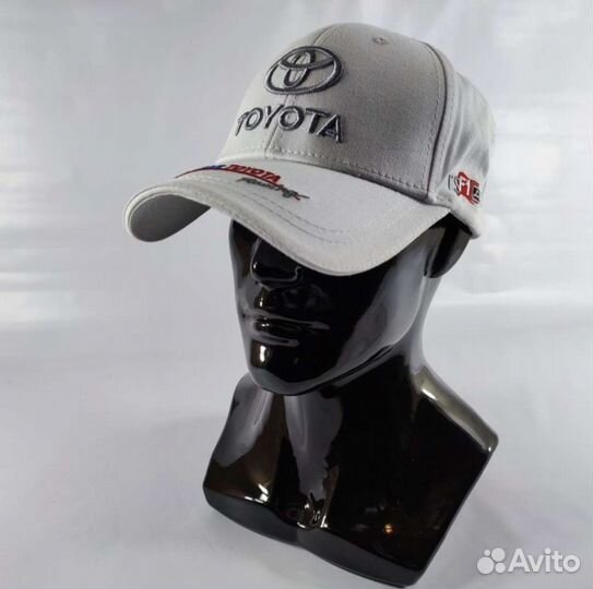 Бейсболка белая Toyota хлопок