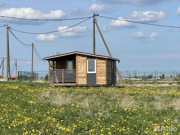 Модульный дом с мебелью и санузлом