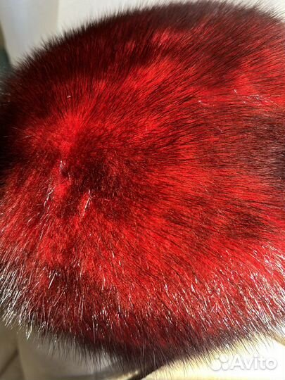 Норковый берет мягкий