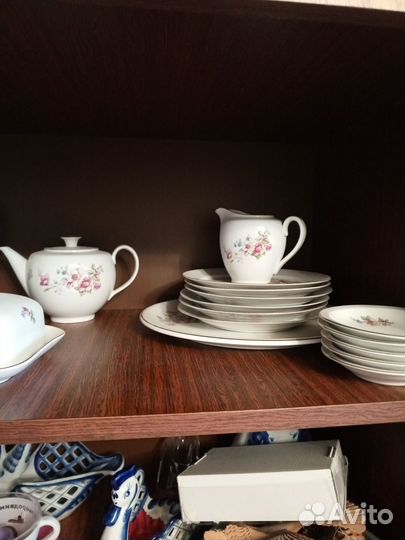 Фарфоровый чайный сервиз ГДР 60х годов
