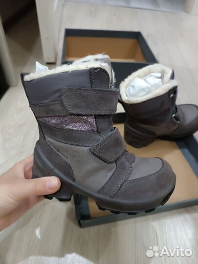 Ботинки зимние ecco 25