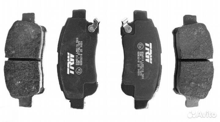 Колодки передние toyota yaris 1.0-1.3 Platz (P10)