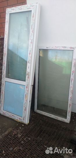 Дверь пластиковая и окна