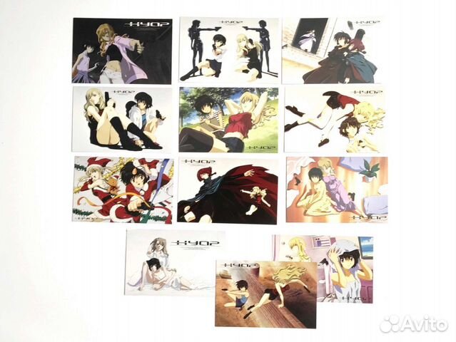 Открытки аниме Нуар