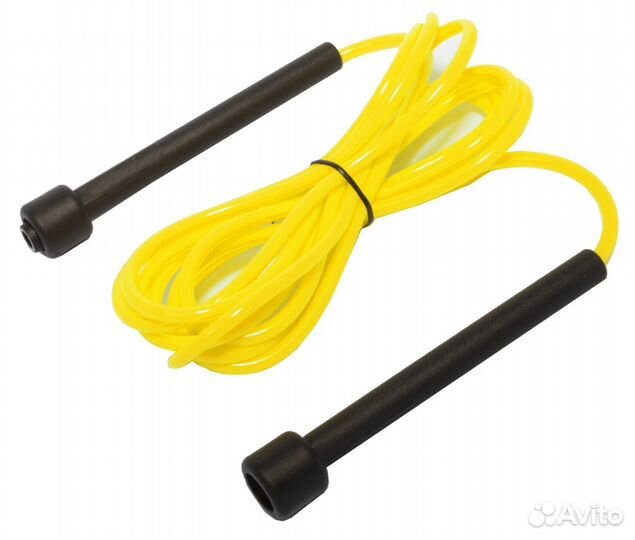 Скакалка для быстрых прыжков, дл. 3м, цв. желтый