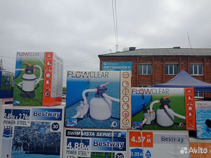 Песочный фильтр для каркасные бассейны от