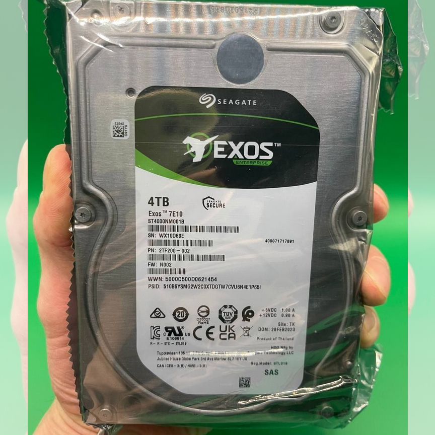 [ST4000NM001B] 4тб Seagate Exos St4000nm001b
