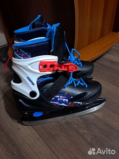 Коньки хоккейные раздвижные р. 34-37