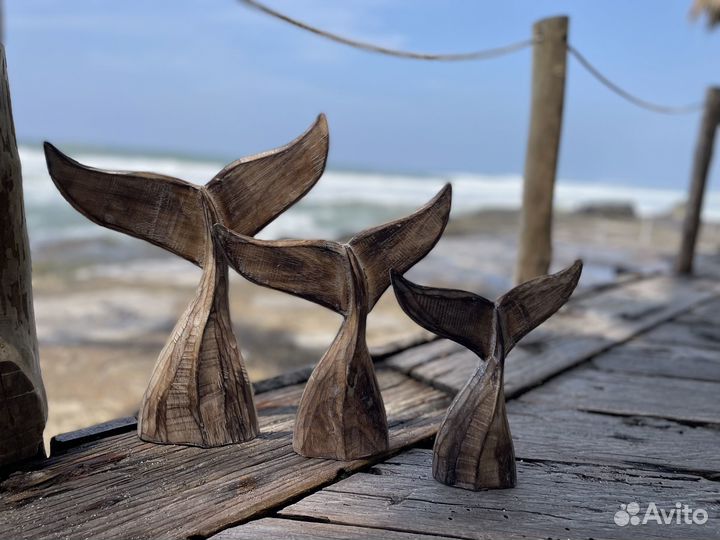 Ручная работа. Хвост кита с острова Бали